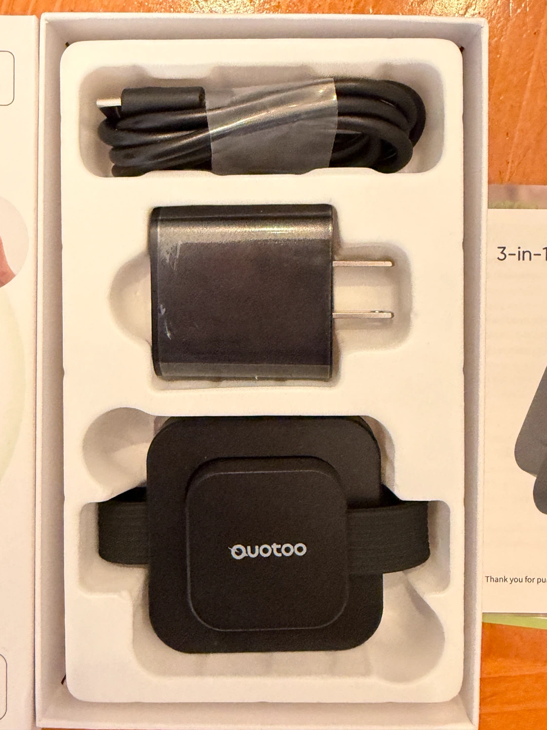 Quotoo Y222 3-in-1 Magnetic Wireless Charger for iPhone - photo 4