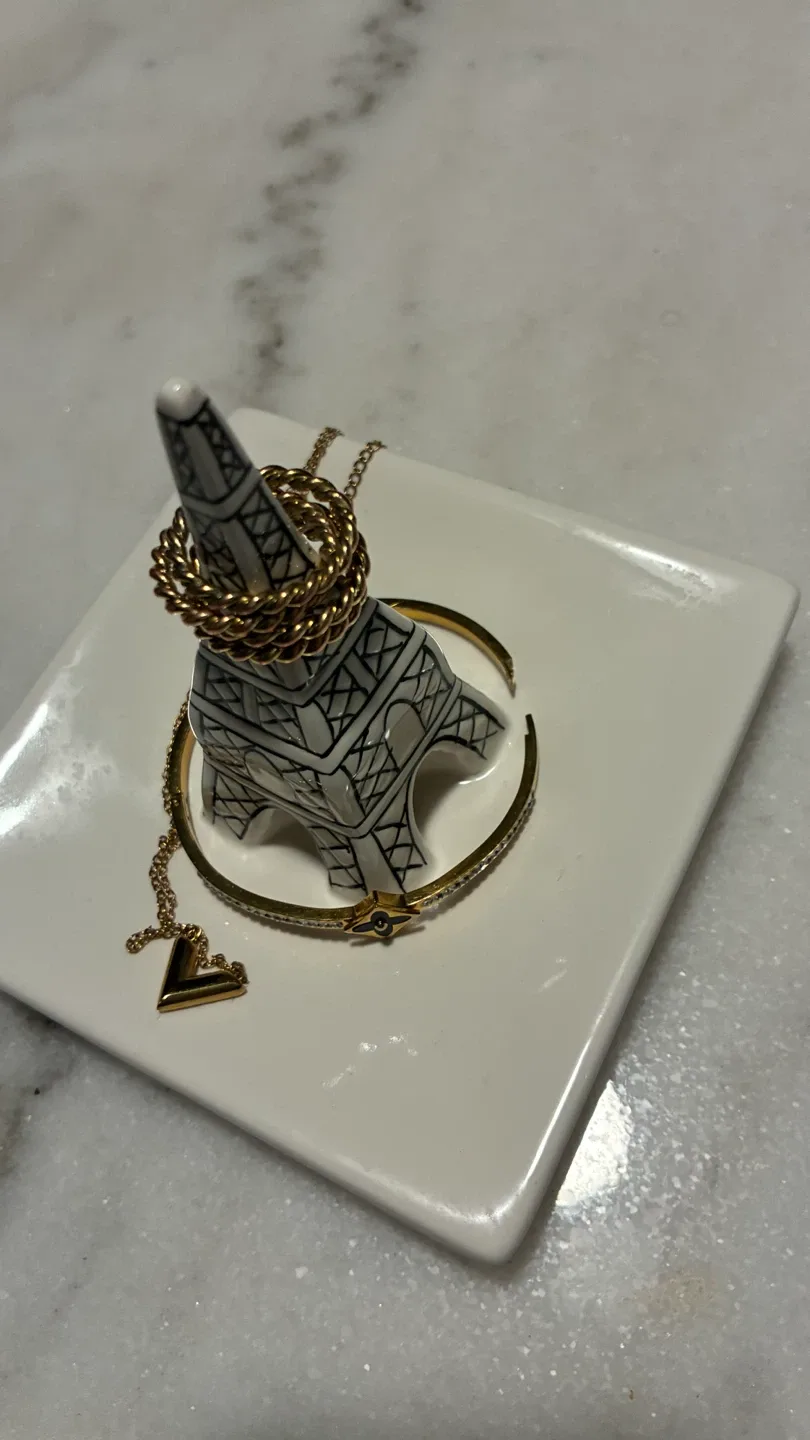 Eiffel Tower Ring Holder Dish - photo 4