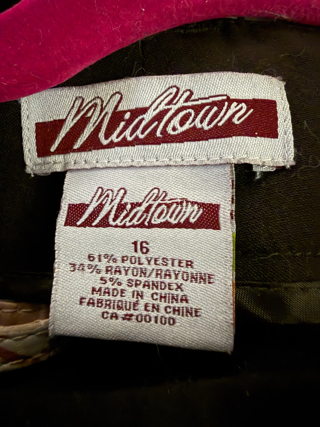 Midtown Brown Trousers Size 16 - photo 4