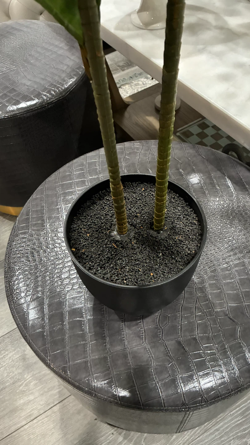 Artificial Dracaena Plant in Black Pot - photo 5