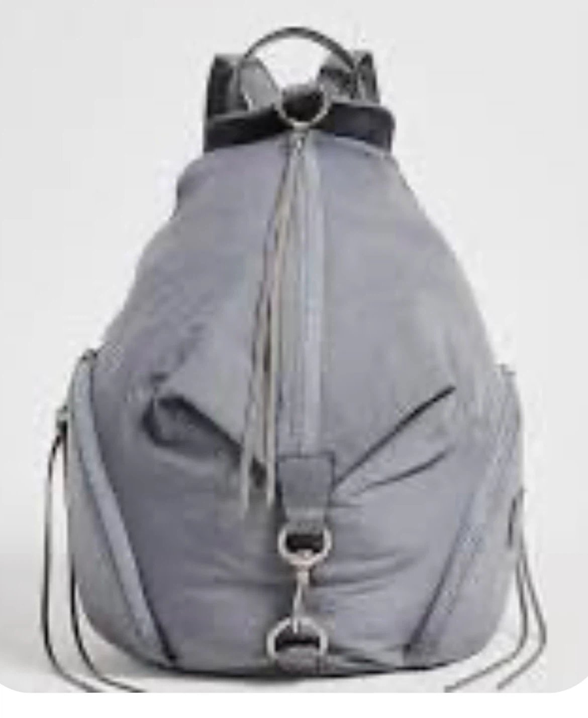 Rebecca Minkoff  Grey Nylon Backpack