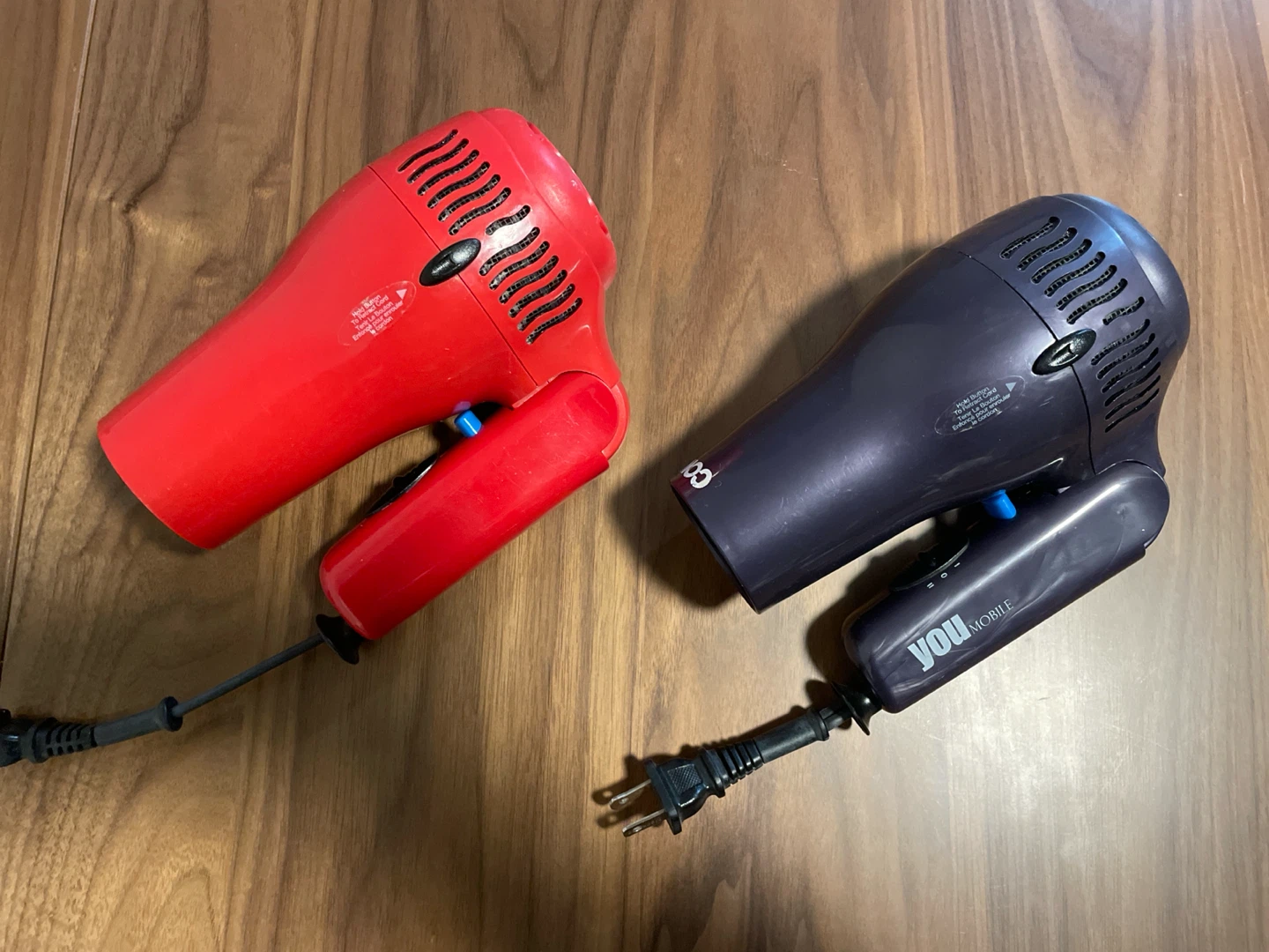 2 Hair Dryers for $7 - Red & Purple