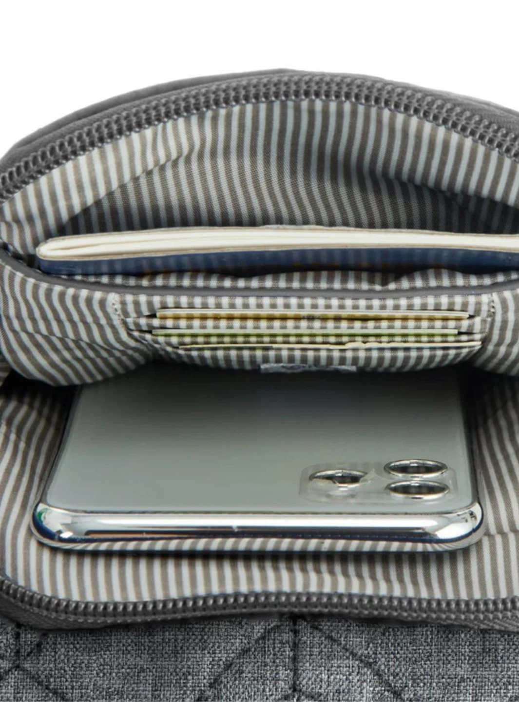 Travelon Quilted Water Bottle Bag with Front Pocket - photo 3