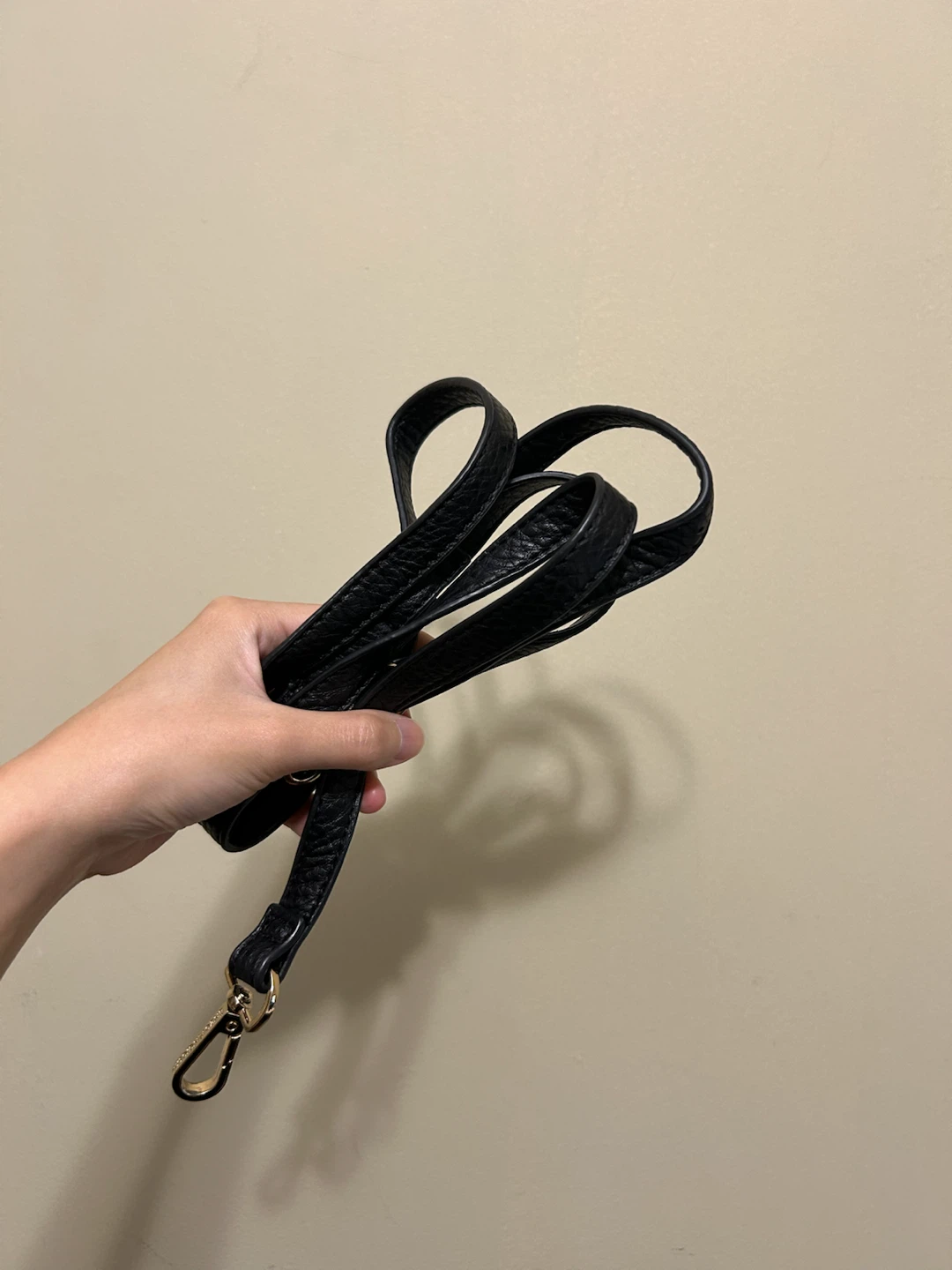 Black Faux Leather Crossbody Bag - photo 5