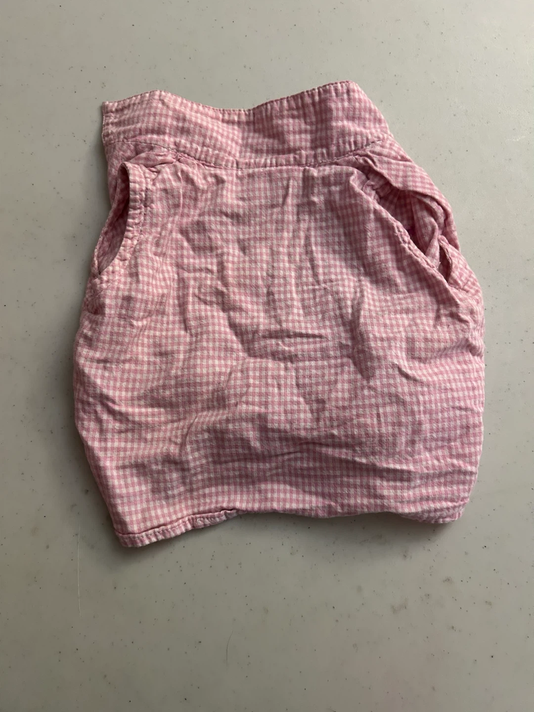 Ragscals Pink Gingham Tie Front Top - photo 2
