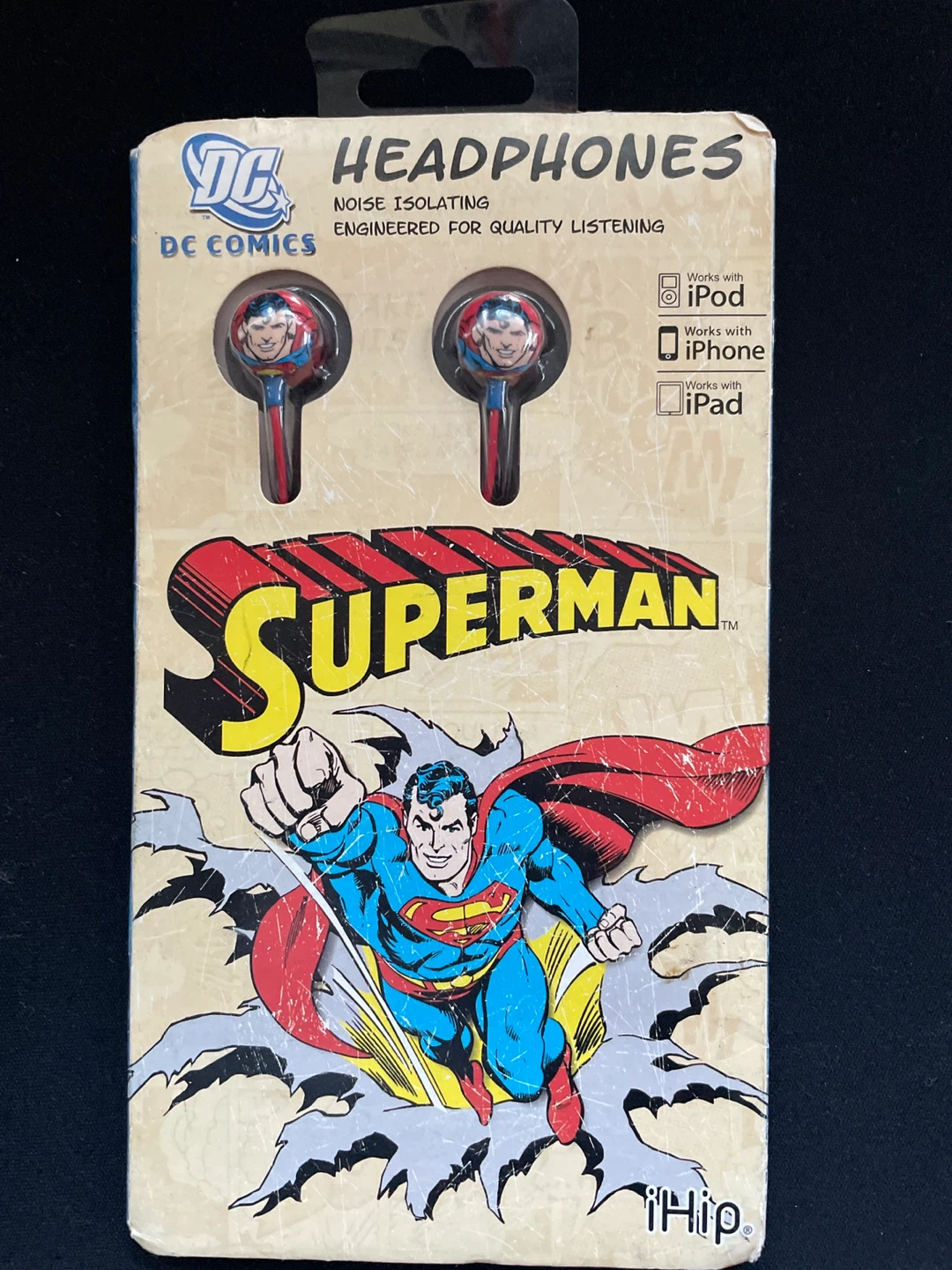 DC Comics Superman Noise Isolating Earbuds