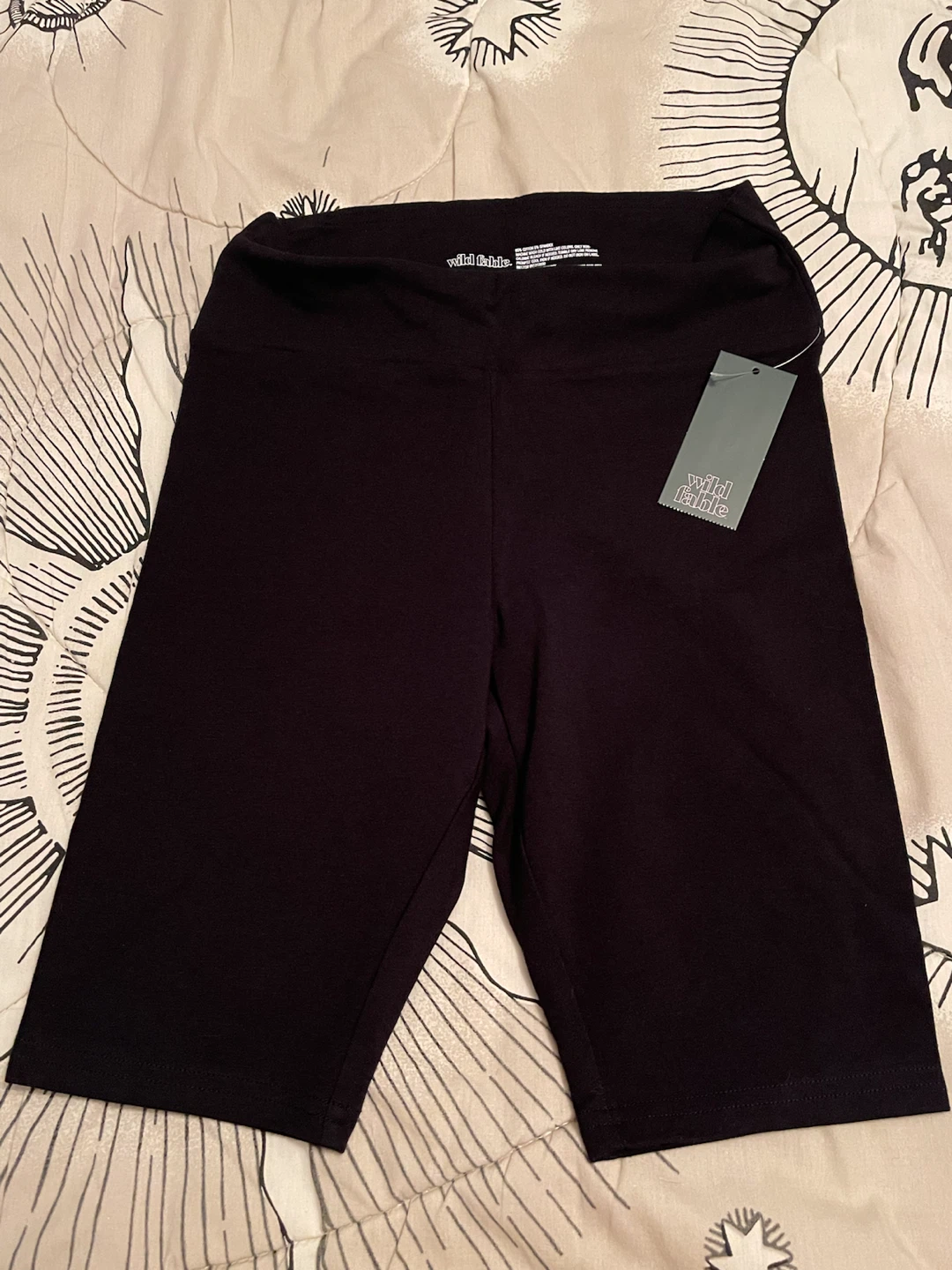 NEW Wild Fable Women's Black Bike Shorts size S