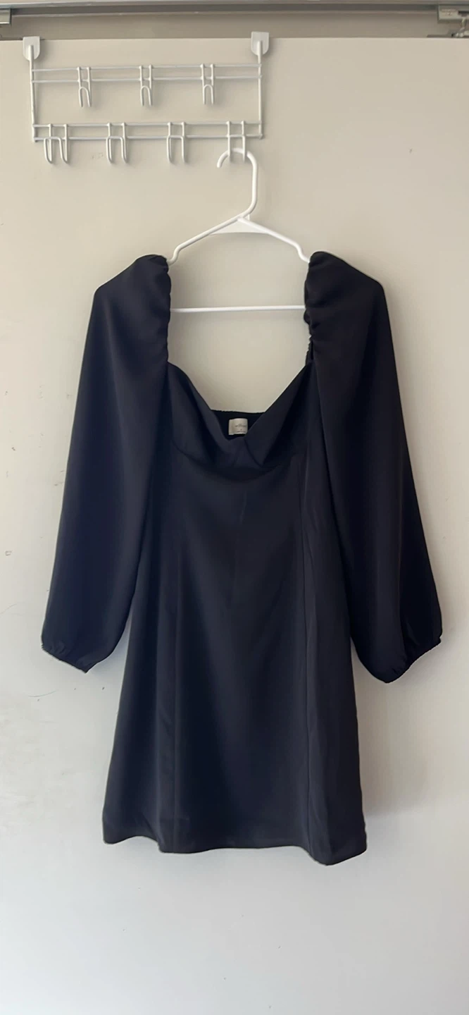 Aritzia Wilfred Novella Dress in Black