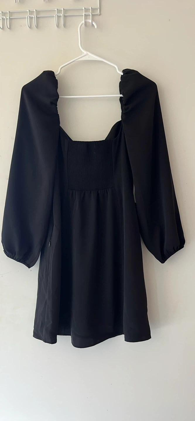 Aritzia Wilfred Novella Dress in Black - photo 2
