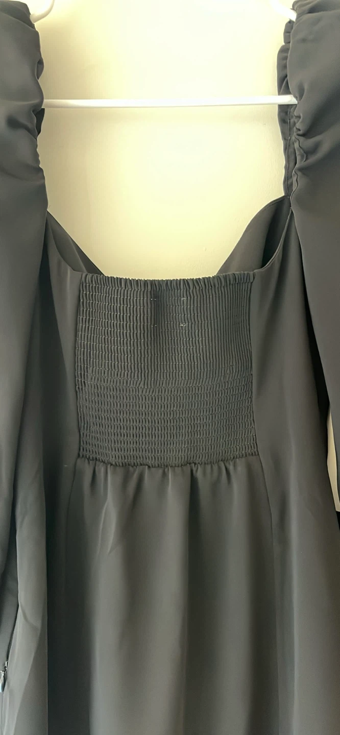 Aritzia Wilfred Novella Dress in Black - photo 3