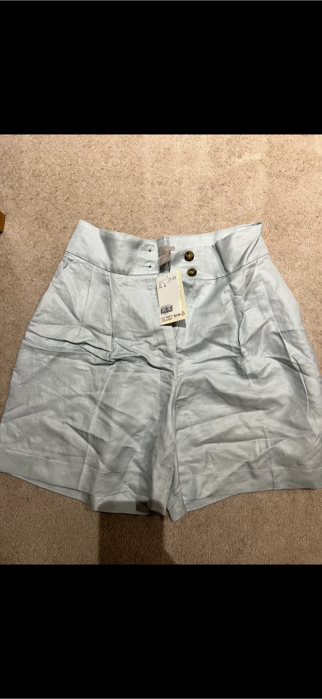 H&M Linen Blend Shorts