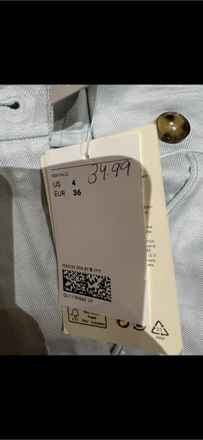 H&M Linen Blend Shorts - photo 2