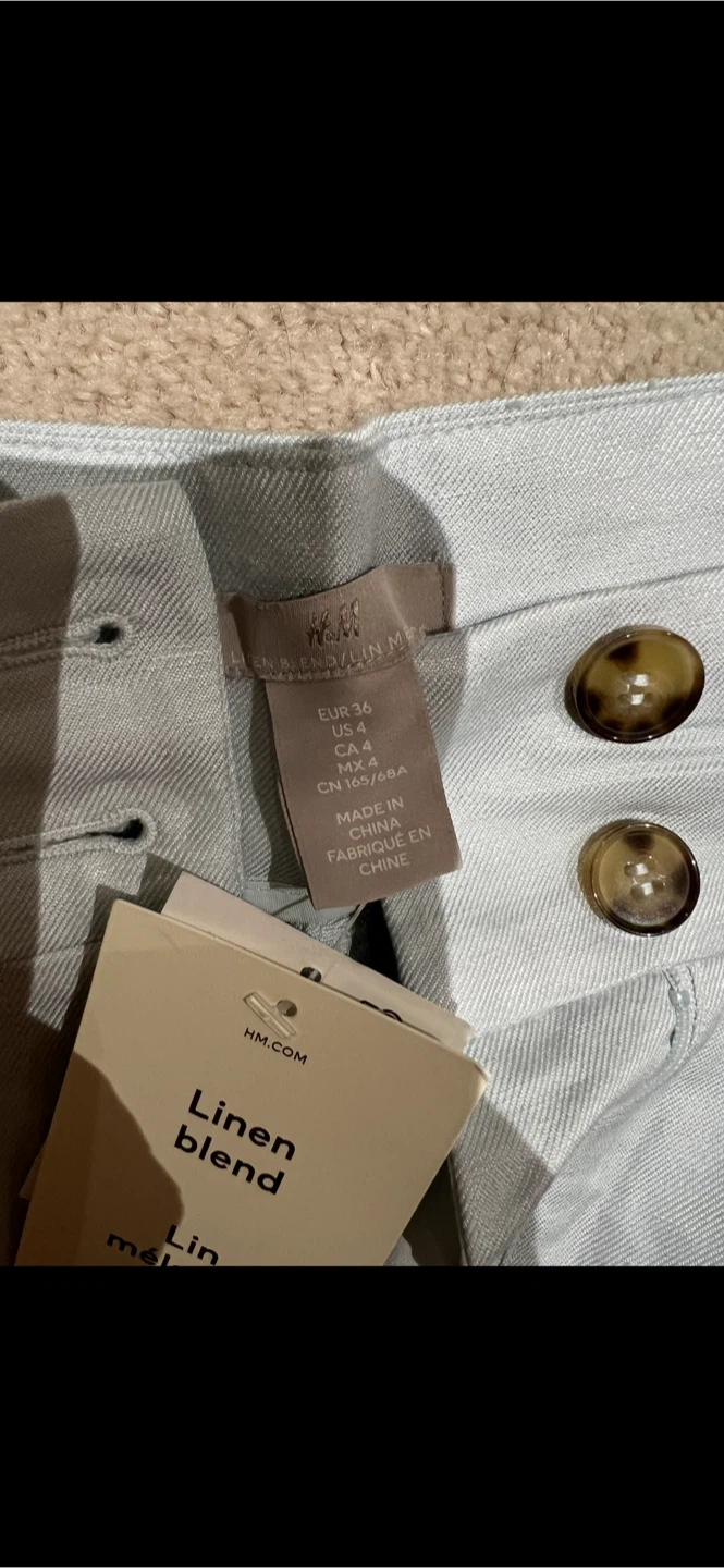 H&M Linen Blend Shorts - photo 4
