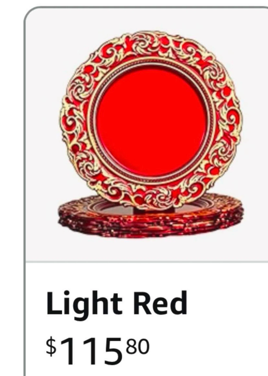 Decorative Charger Plate Set - photo 4