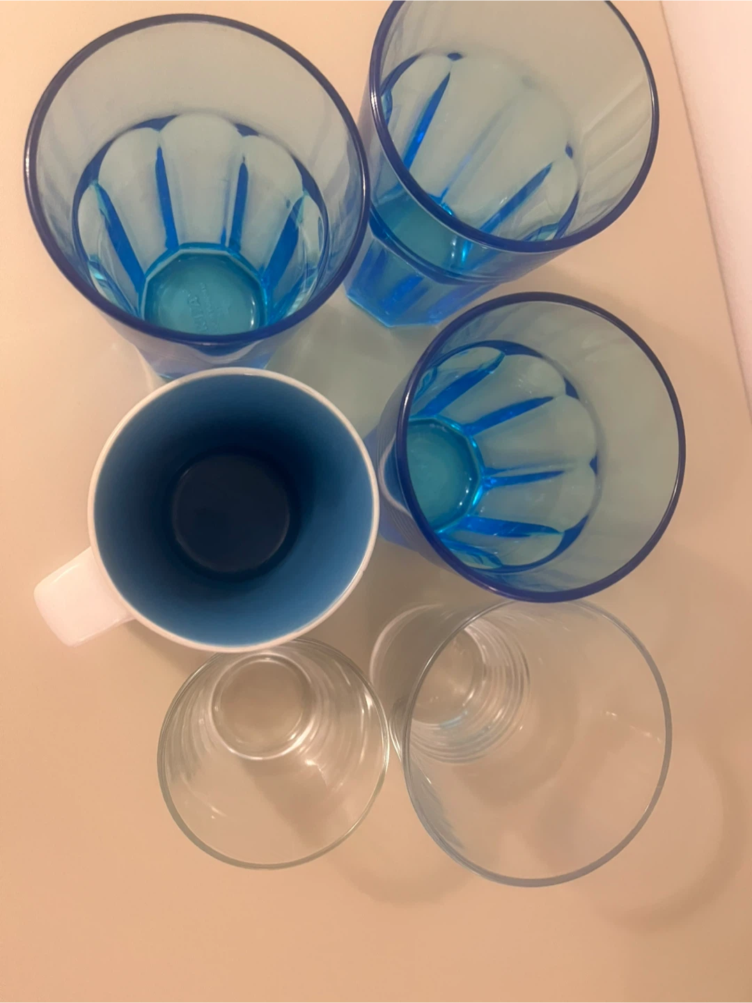 IKEA Mug and Pokal Blue Glasses Set - photo 2