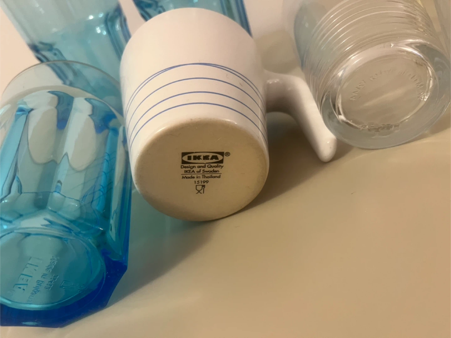 IKEA Mug and Pokal Blue Glasses Set - photo 3
