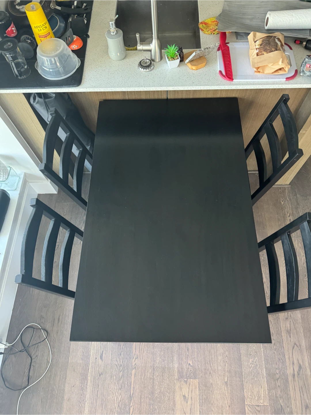 Ikea Dining Table Set with 4 Chairs - photo 4