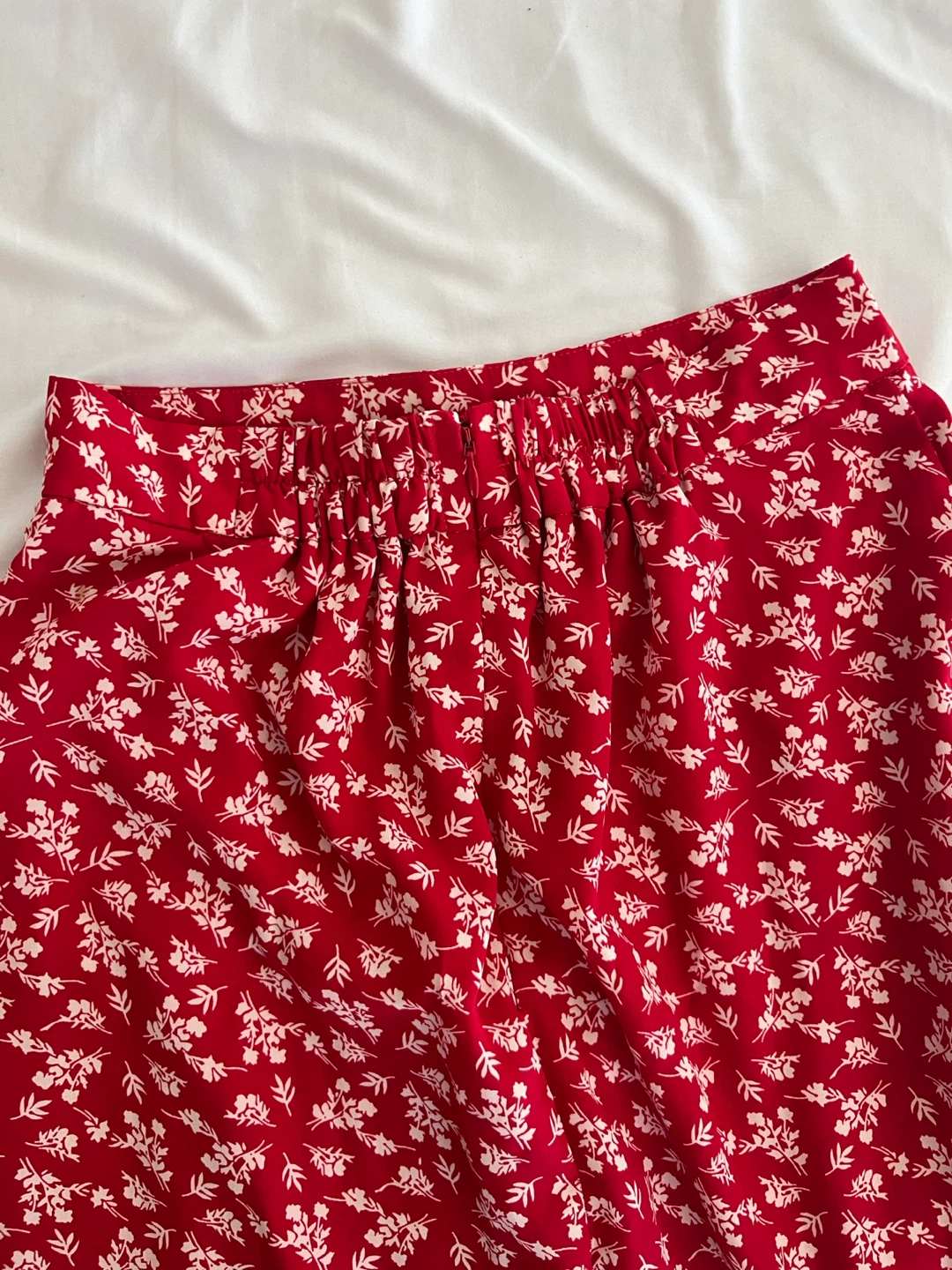 Red Floral Maxi Skirt - photo 2