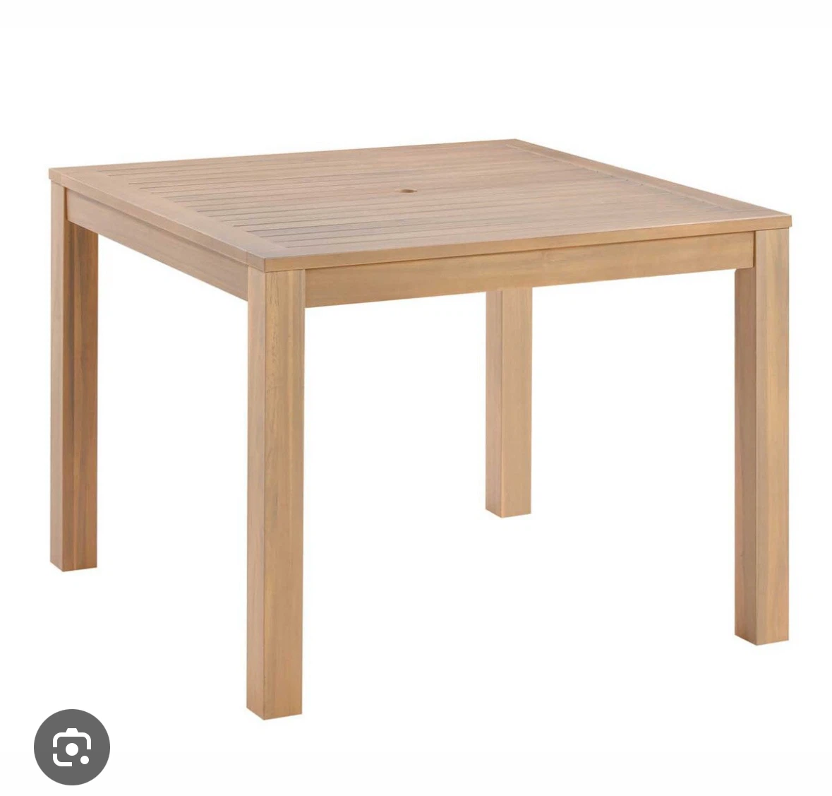 Wooden Square Outdoor Dinning Table