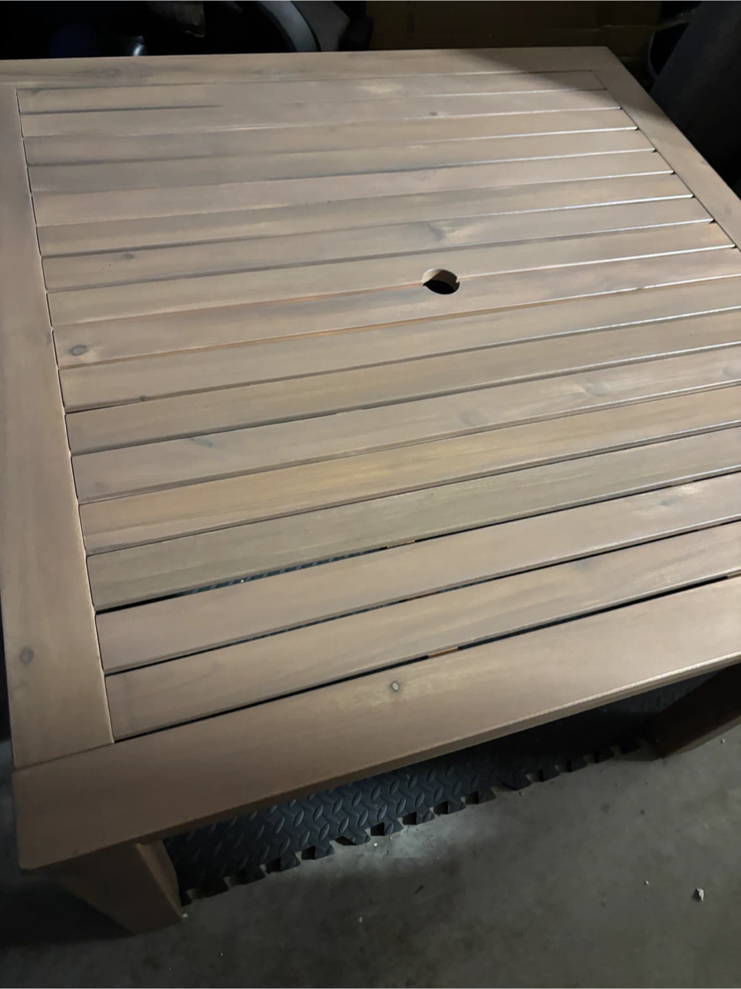 Wooden Square Outdoor Dinning Table - photo 4