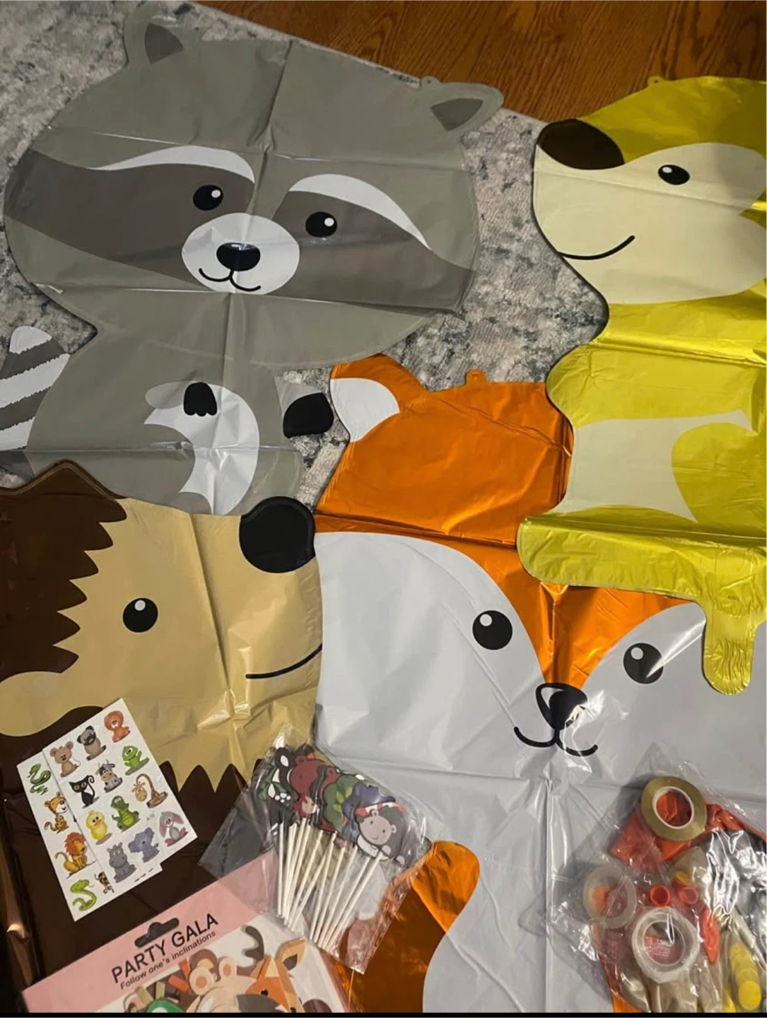 Party Gala Woodland Animal Birthday Decor Set - photo 2