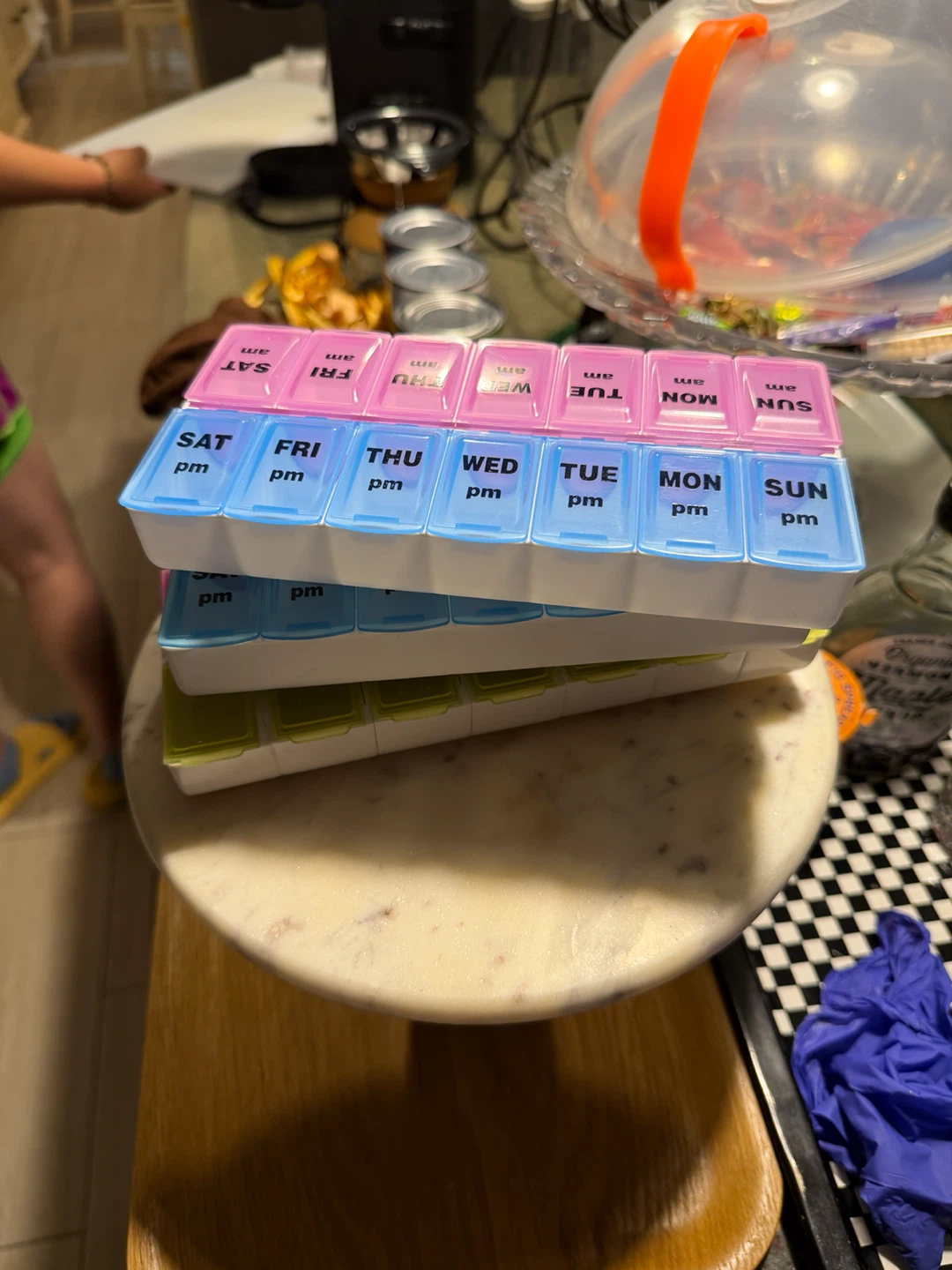 Pill Organizer Weekly AM/PM