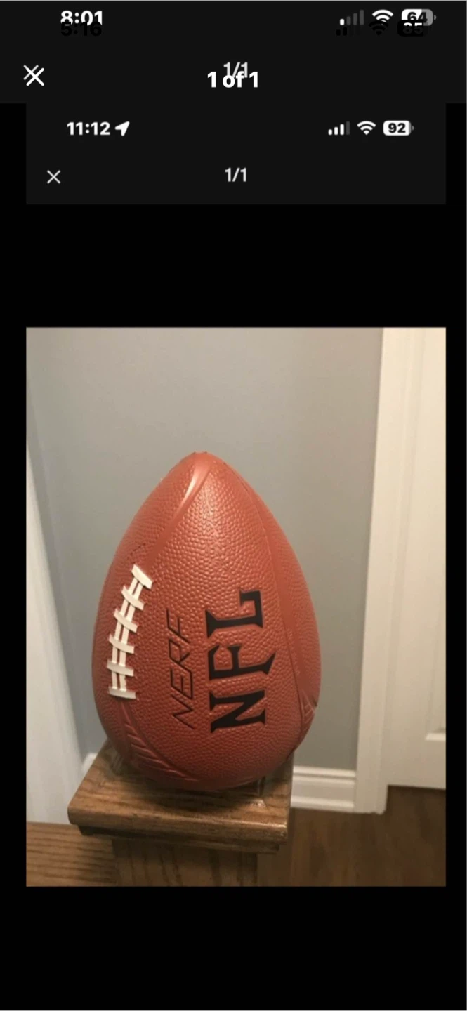 Nerf NFL Football