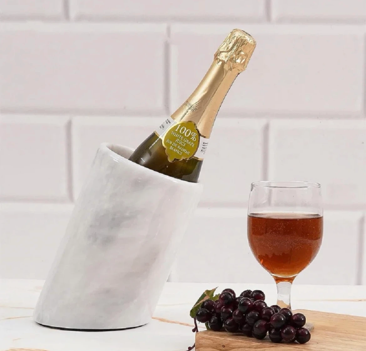 Marble Slanted Wine Chiller