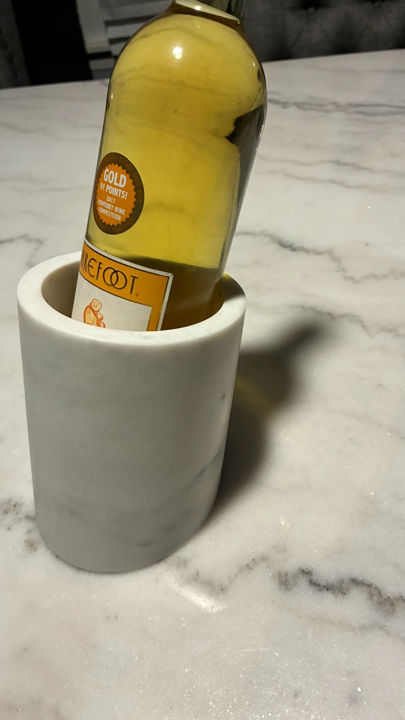 Marble Slanted Wine Chiller - photo 4