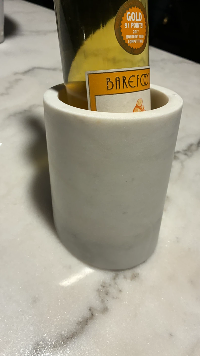 Marble Slanted Wine Chiller - photo 5