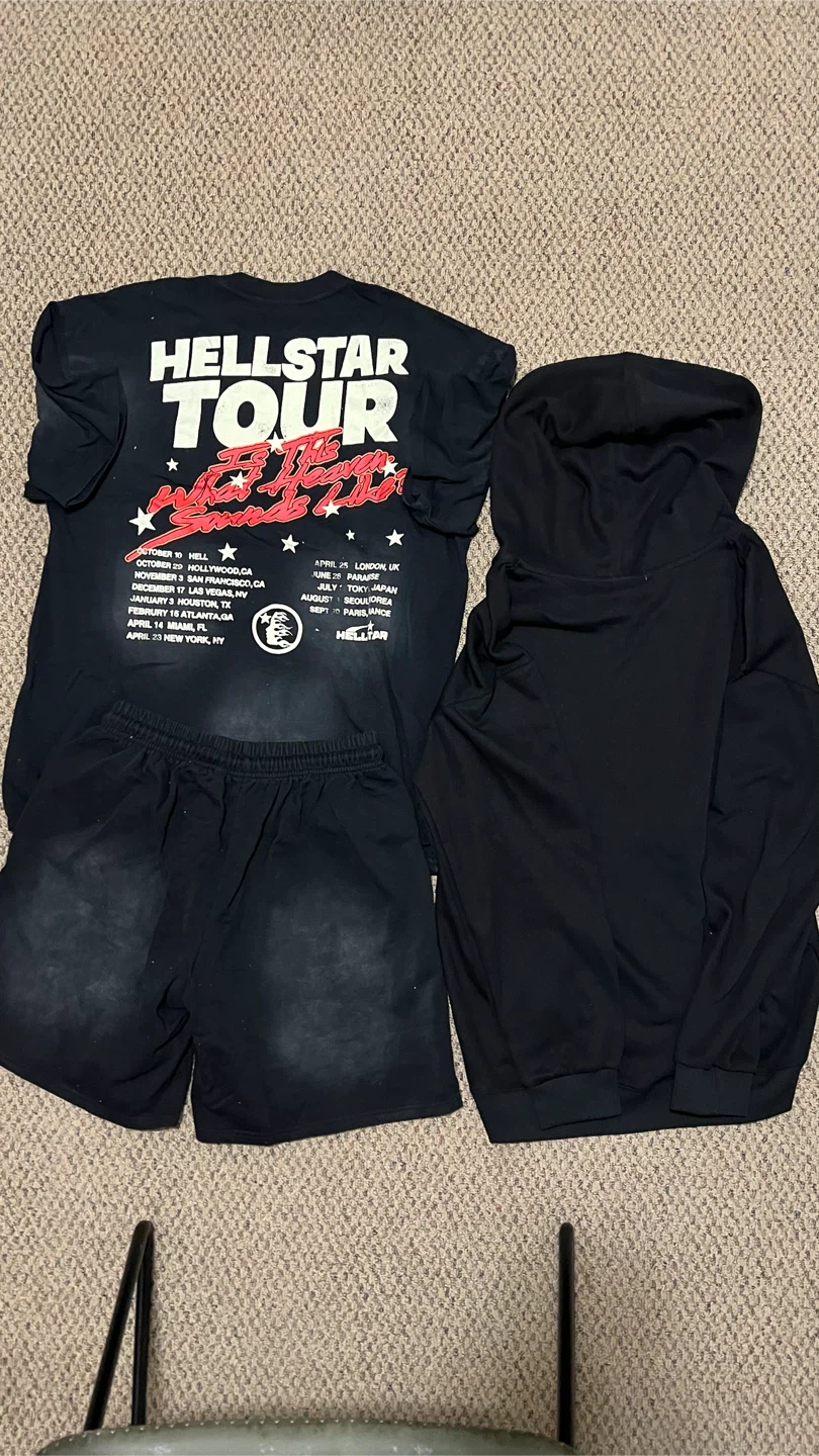 Hellstar Records Set & Ralph Lauren Zip-Up Hoodie - photo 2