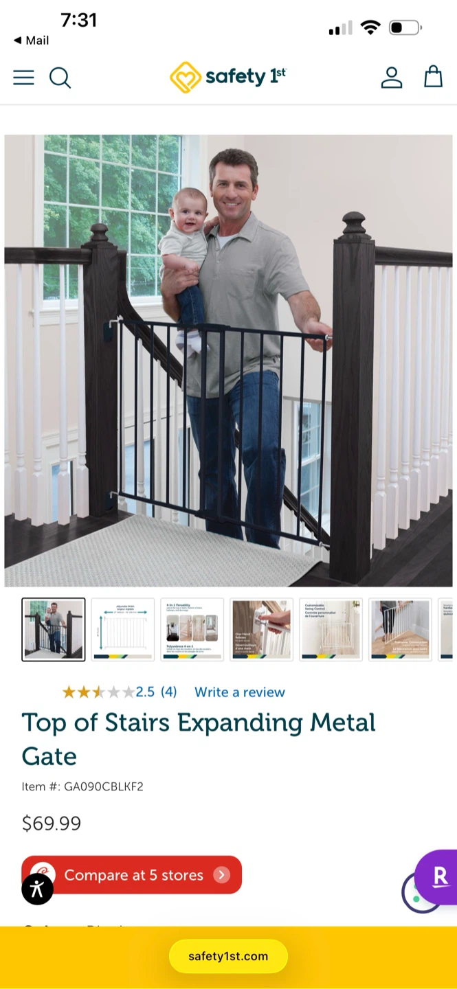 Safety 1st Expanding Metal Gate