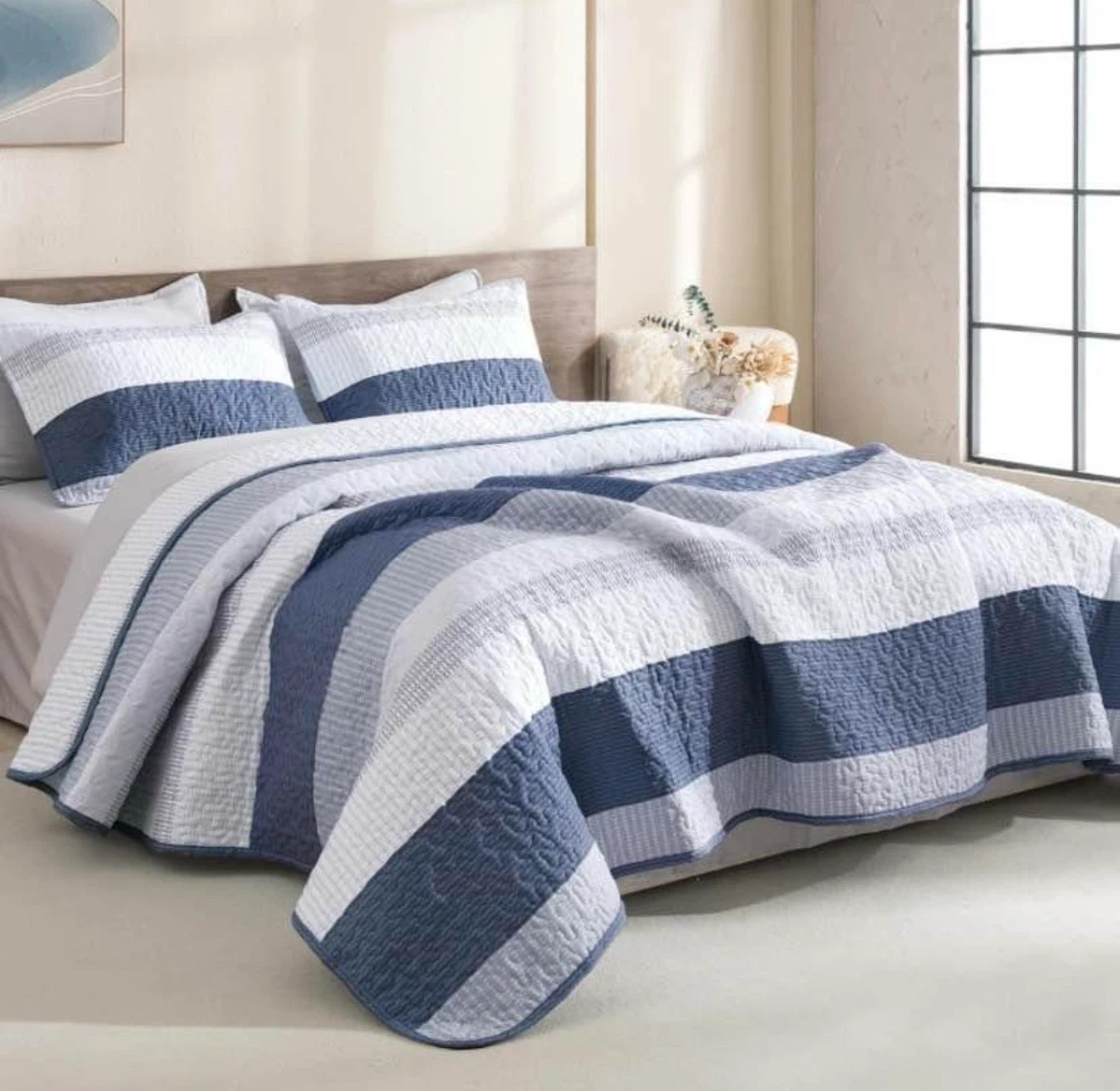 Dinjoy Quilt King Size 106x96in - photo 2