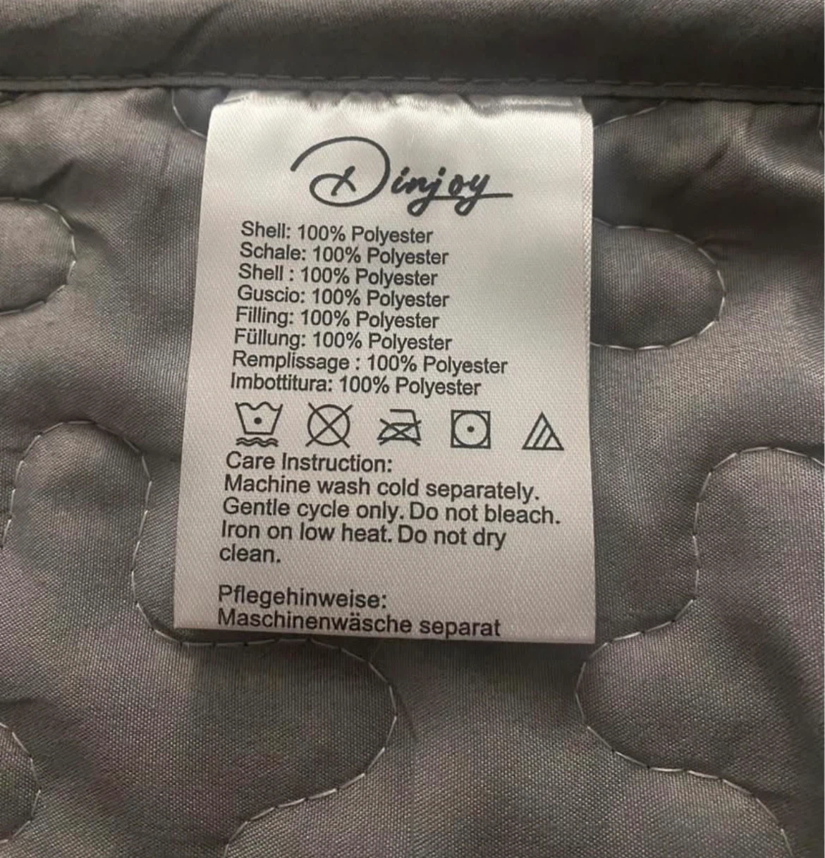 Dinjoy Quilt King Size 106x96in - photo 5