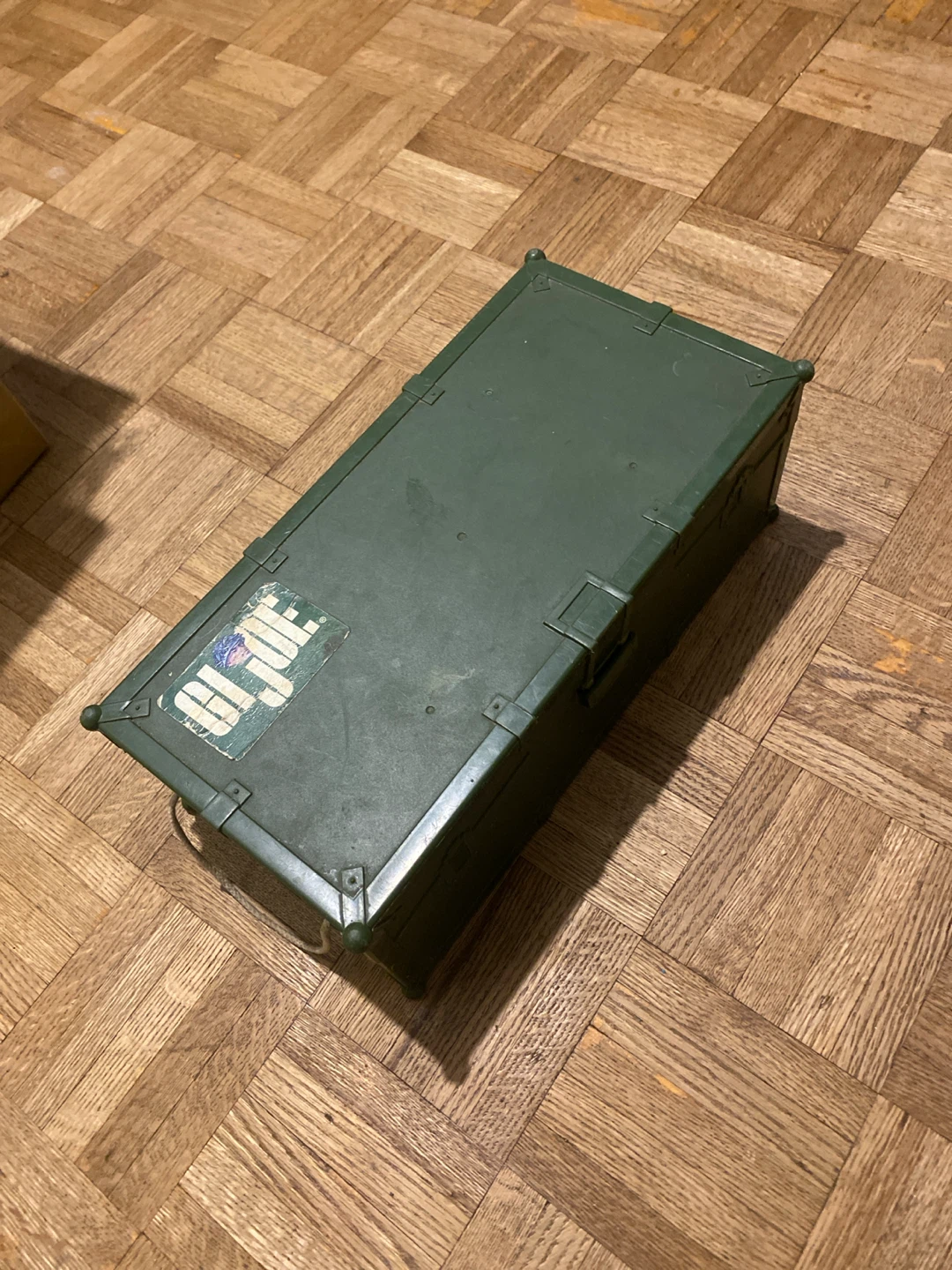 Vintage Green Storage Trunk