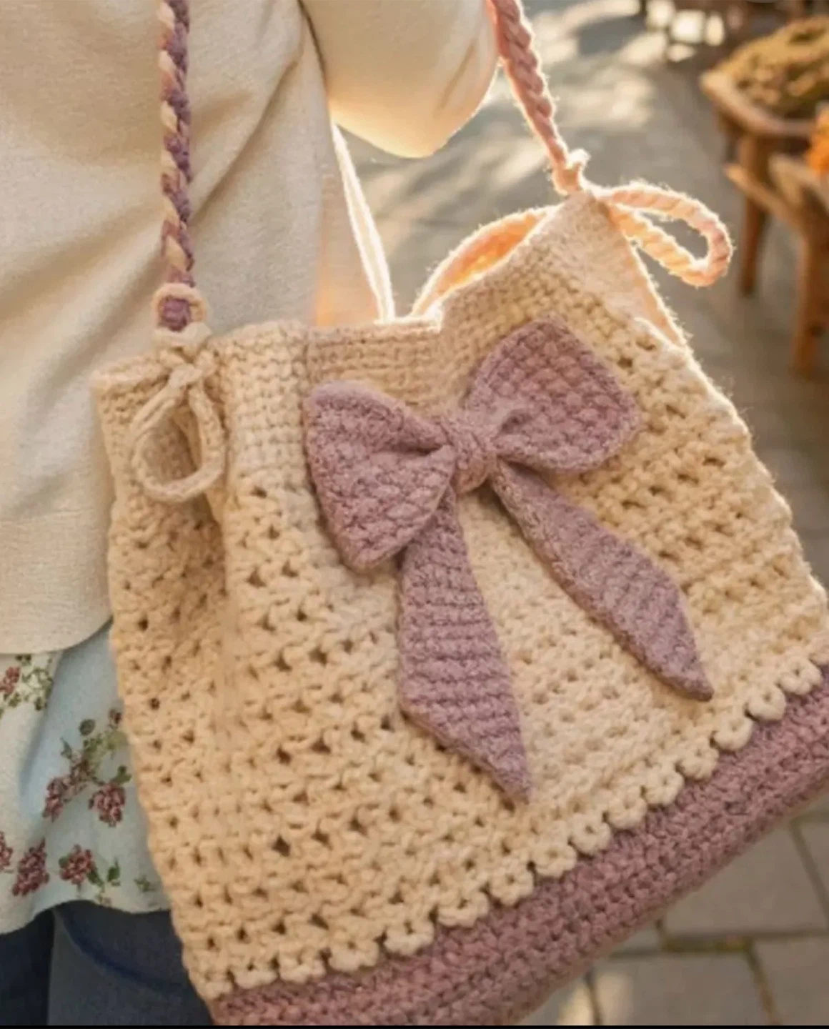 Crochet bags and accessories
