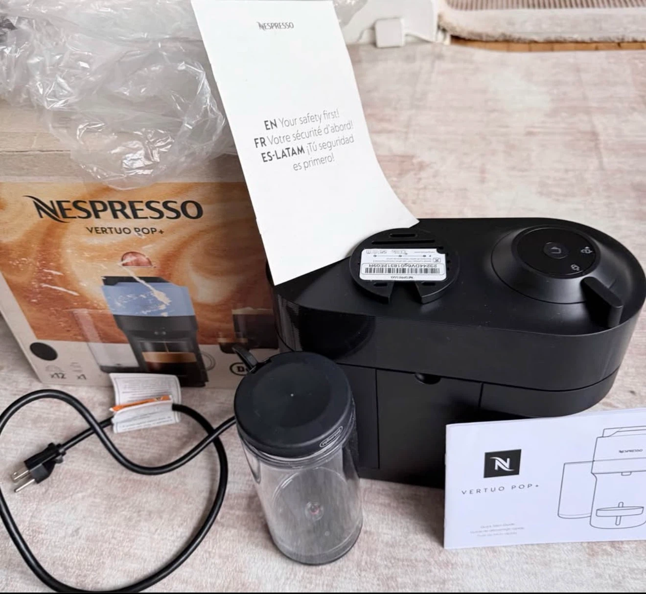 Nespresso Vertuo Pop+ Coffee Maker - Liquorice Black - photo 2