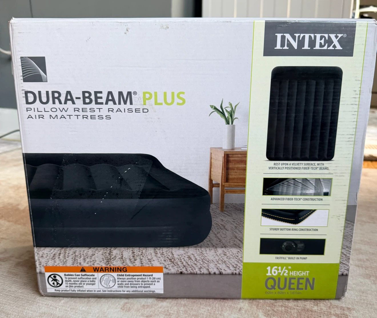 Intex Dura-Beam Plus Queen Air Mattress - photo 2