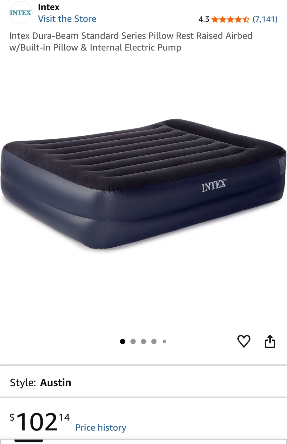 Intex Dura-Beam Plus Queen Air Mattress - photo 3