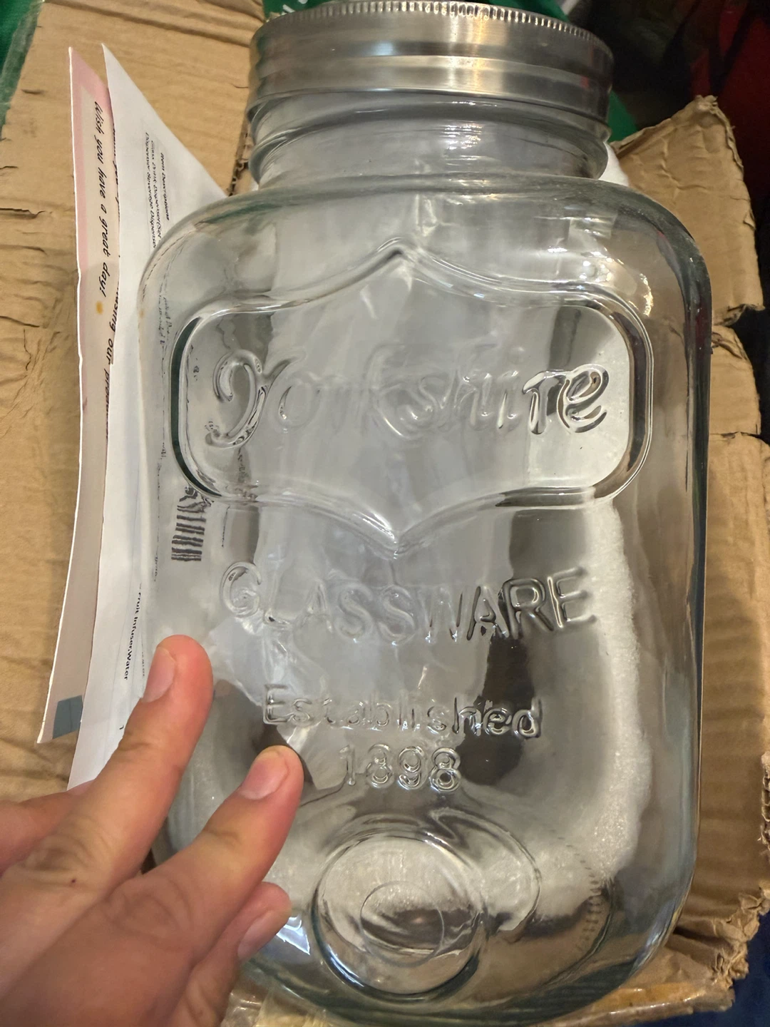 Yorkshire Glassware Storage Jar - photo 3