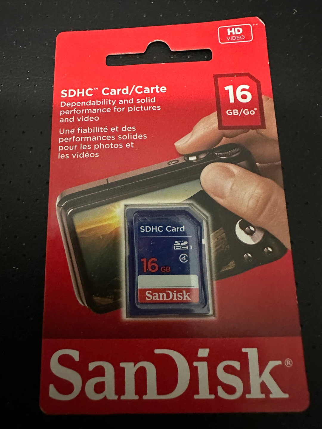SanDisk 16 GB SDHC Card