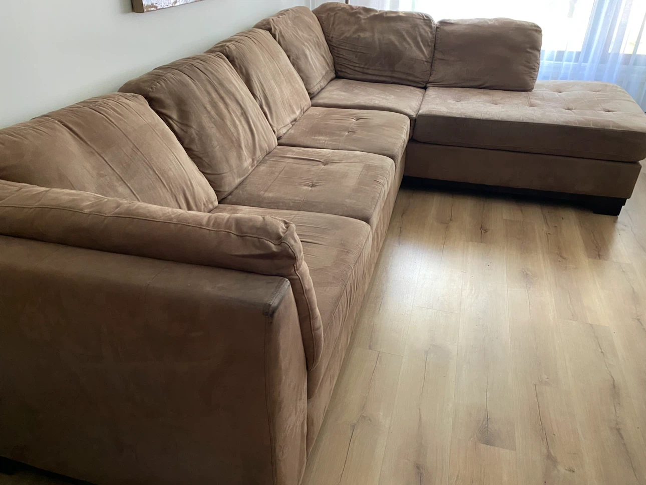 Brown Sectional Sofa - photo 2