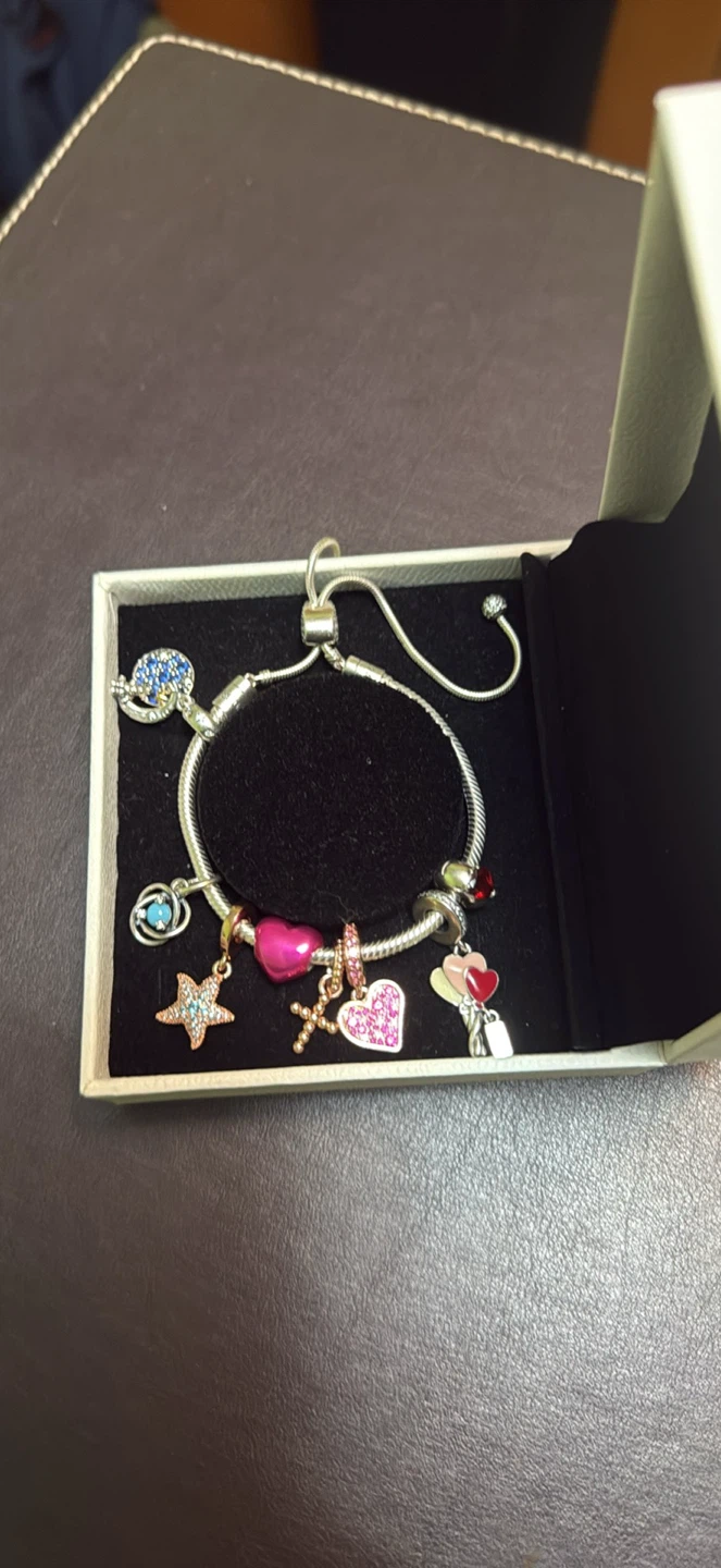 Pandora Charm Bracelet with Multiple Charms - photo 3