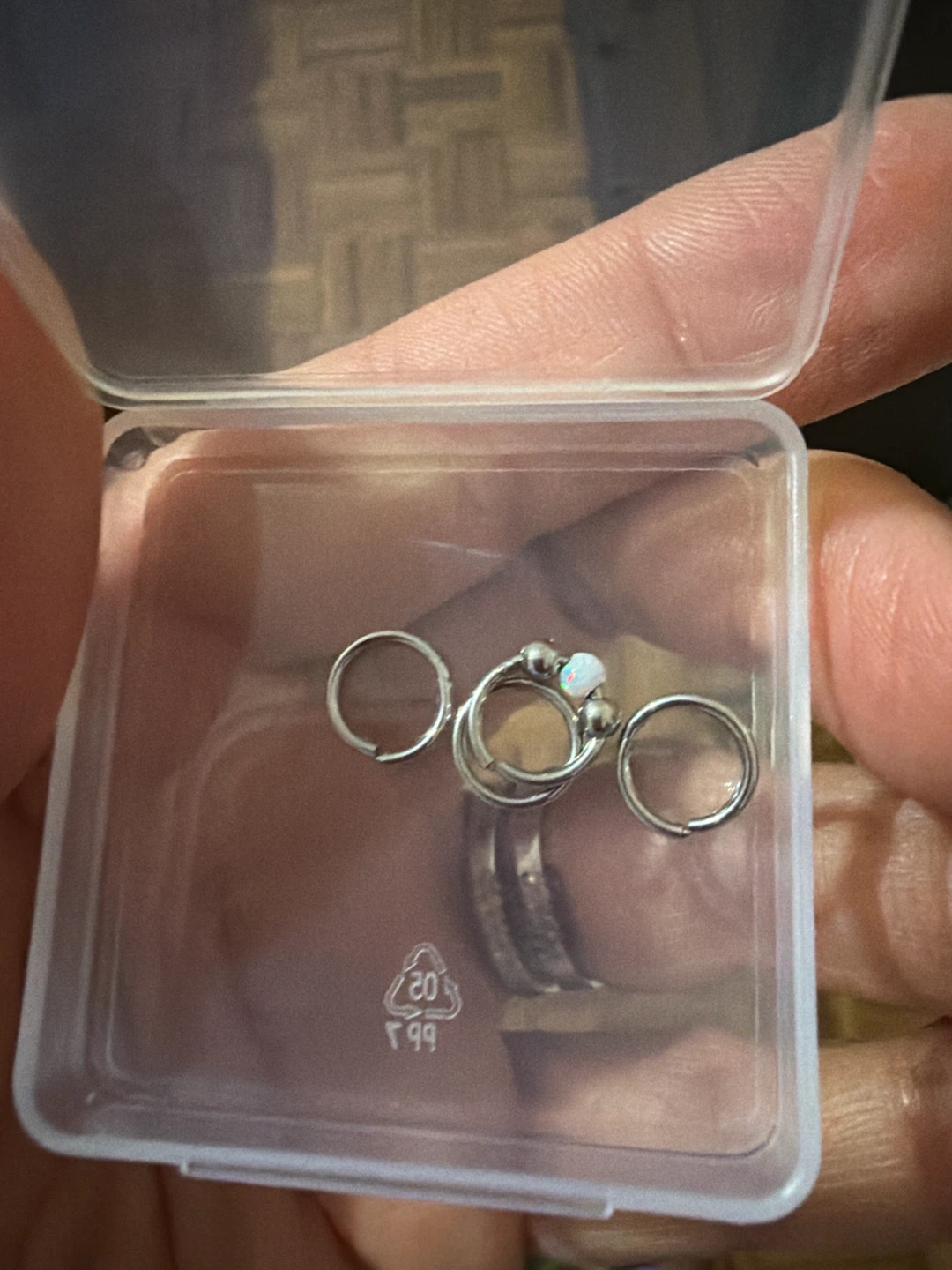Set of 3 Nose Rings - photo 2