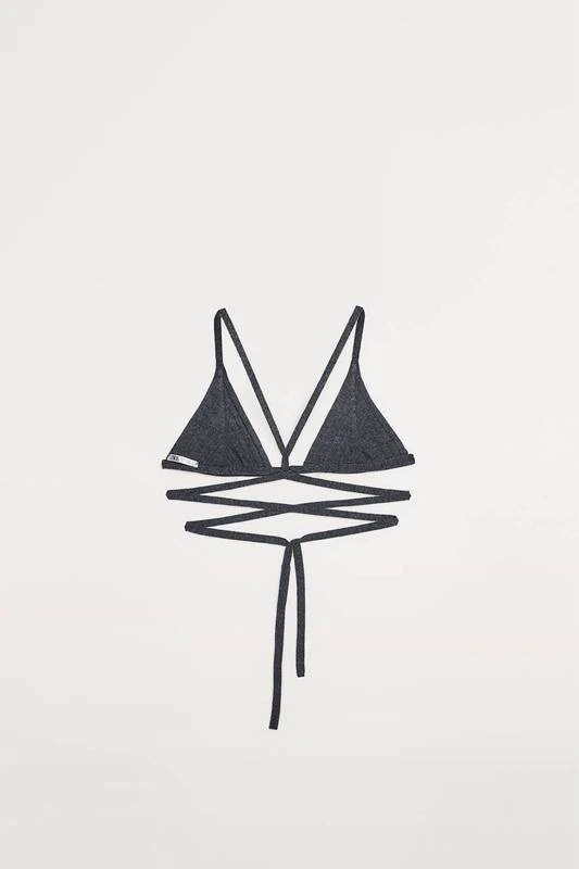 ZARA Knitted Strappy Bralette – Size S