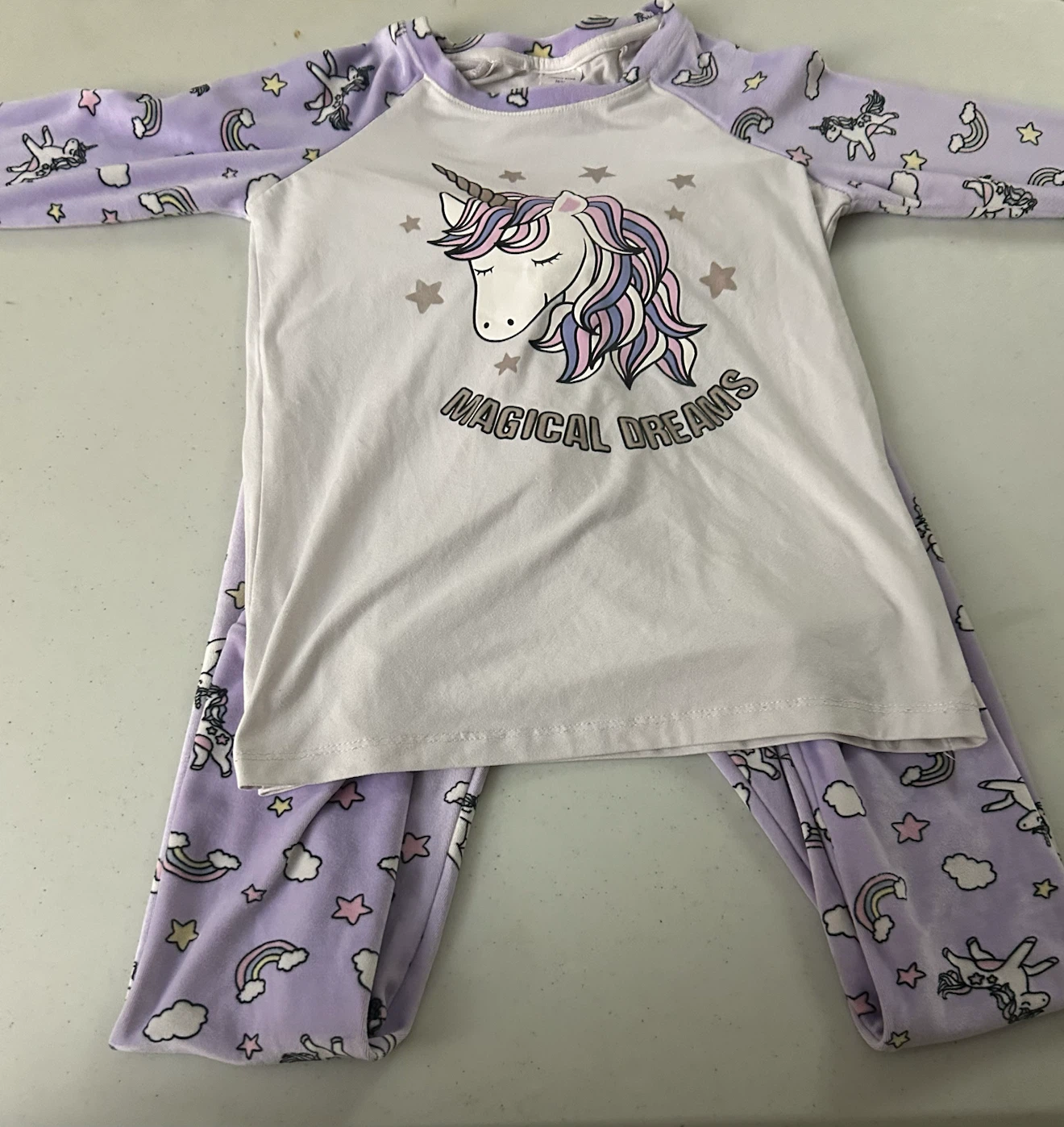 Urban Kids Unicorn Purple Pajamas 10/12 - photo 4