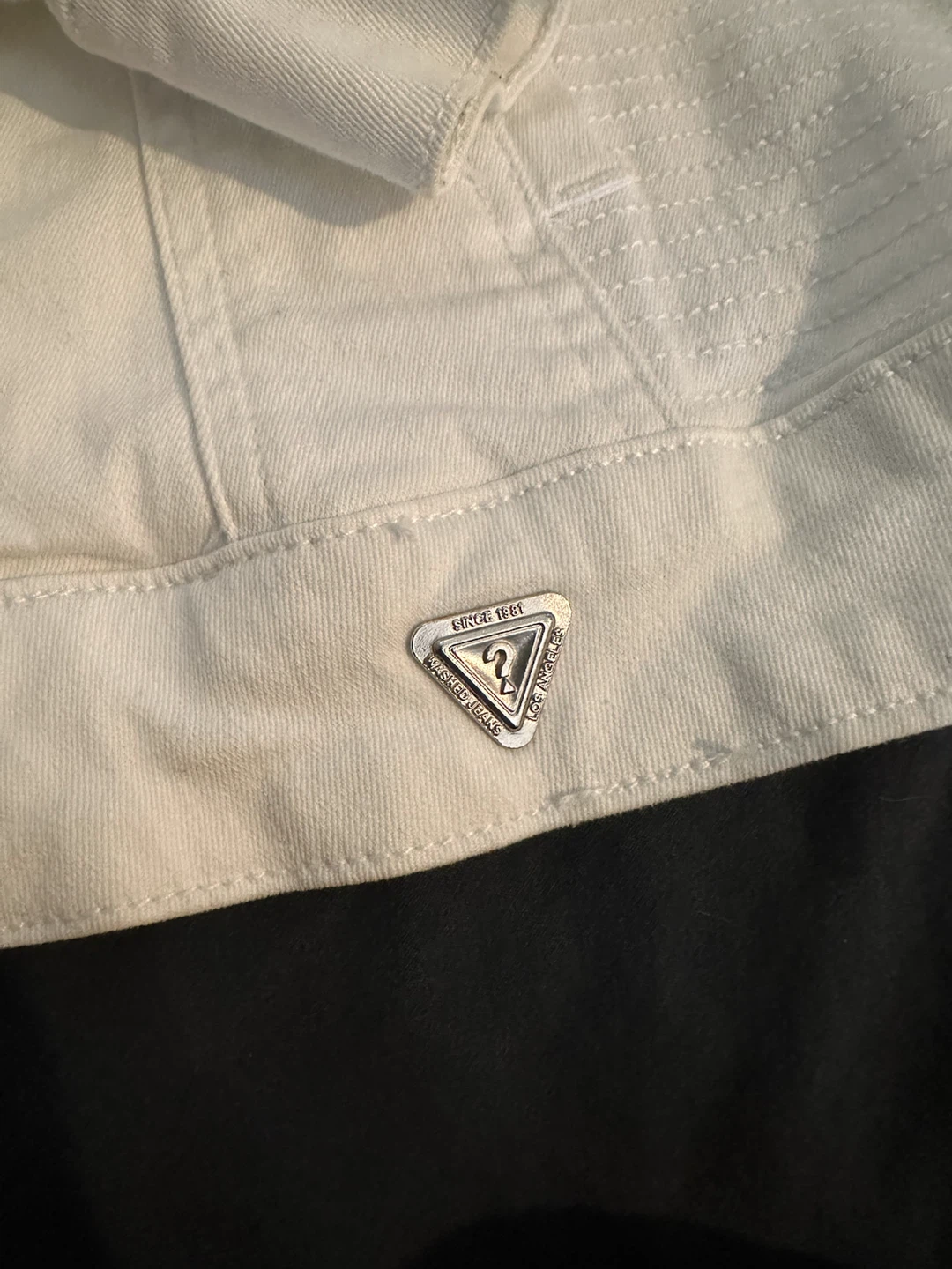 White GUESS Denim Jacket XS - photo 2