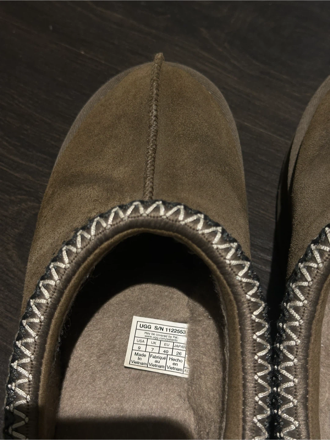 UGG Brown Suede Slippers US9 - photo 3