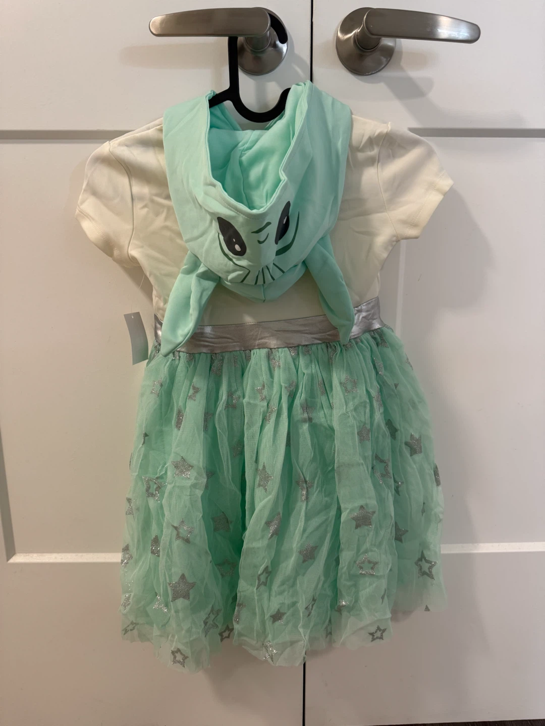 ✨Original star wars baby Yoda dress fits with mask - photo 2