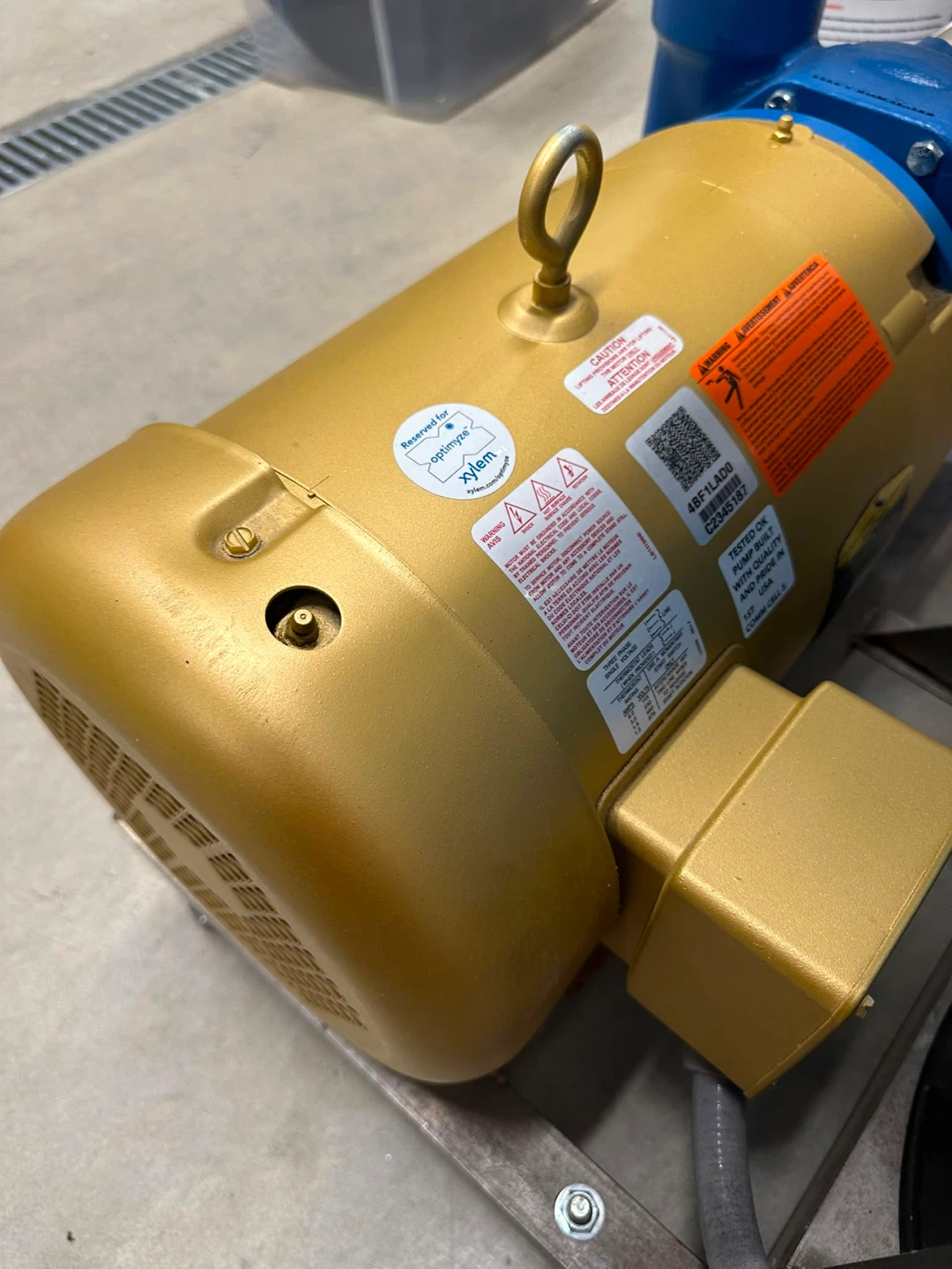 Xylem Optimyze Water Pump Motor - photo 2